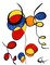 Framed Art Alexander Calder Spirales – Modern Abstract 15x Inch